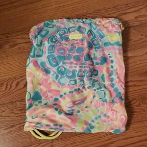 Lilly Pulitzer Colorful Drawstring Beach Bag